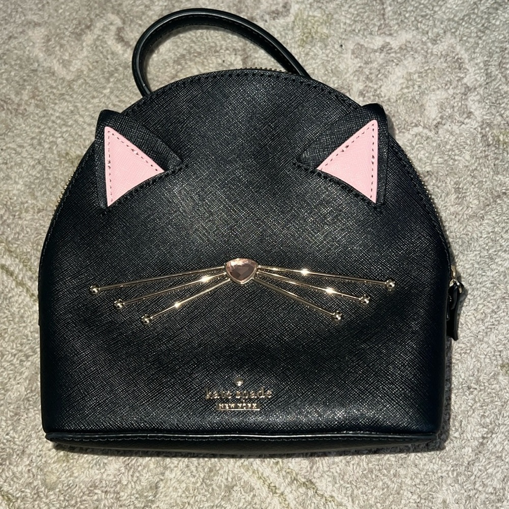 Kate spade cat mini backpack